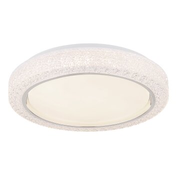 Illuminazione Globo Lighting Liami Plafoniera LED Bianco, 1-Luce