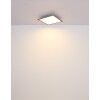 Illuminazione Globo Lighting Doha Plafoniera LED Antracite, Bianco, 1-Luce