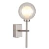 Illuminazione Globo Lighting Ander Applique Nichel opaco, 1-Luce