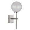 Illuminazione Globo Lighting Ander Applique Nichel opaco, 1-Luce