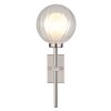 Illuminazione Globo Lighting Ander Applique Nichel opaco, 1-Luce