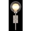 Illuminazione Globo Lighting Ander Applique Nichel opaco, 1-Luce