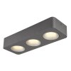 Illuminazione Globo Lighting Hangarau Plafoniera LED Grigio, 1-Luce