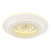 Illuminazione Globo Lighting Bluma Plafoniera LED Bianco, 1-Luce, Telecomando