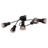 Illuminazione Globo Lighting Satella Plafoniera Nero, 5-Luci