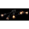 Illuminazione Globo Lighting Satella Plafoniera Nero, 5-Luci