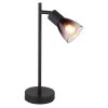 Illuminazione Globo Lighting Satella Lampada da tavolo Nero, 1-Luce