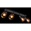 Illuminazione Globo Lighting Satella Plafoniera, Faretto da soffitto, Applique, Faretto da parete Cromo, Nero, 4-Luci