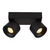 Illuminazione Globo Lighting Rae Plafoniera LED Nero, 2-Luci