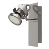 Illuminazione Globo Lighting Verpax Plafoniera, Faretto da soffitto, Applique, Faretto da parete Nichel opaco, 1-Luce