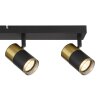 Illuminazione Globo Lighting Brisbon Plafoniera, Faretto da soffitto, Applique, Faretto da parete Nero, 4-Luci