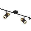 Illuminazione Globo Lighting Brisbon Plafoniera, Faretto da soffitto, Applique, Faretto da parete Nero, 6-Luci