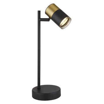 Illuminazione Globo Lighting Brisbon Lampada da tavolo Nero, 1-Luce