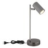 Illuminazione Globo Lighting Robby Lampada da tavolo Cromo, Nero, 1-Luce