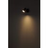 Illuminazione Globo Lighting Mason Plafoniera, Faretto da soffitto, Applique, Faretto da parete Cromo, Nero, 1-Luce