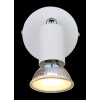 Illuminazione Globo Lighting Matrix Plafoniera, Faretto da soffitto, Applique, Faretto da parete Cromo, Bianco, 1-Luce