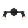 Illuminazione Globo Lighting Matrix Plafoniera, Faretto da soffitto, Applique, Faretto da parete Nero, 2-Luci