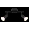 Illuminazione Globo Lighting Matrix Plafoniera, Faretto da soffitto, Applique, Faretto da parete Nero, 2-Luci