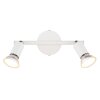 Illuminazione Globo Lighting Matrix Plafoniera, Faretto da soffitto, Applique, Faretto da parete Bianco, 2-Luci