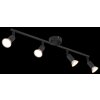 Illuminazione Globo Lighting Matrix Plafoniera, Faretto da soffitto, Applique, Faretto da parete Nero, 4-Luci