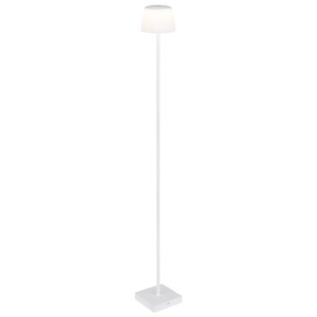 Illuminazione Globo Lighting Gregoir Lampada da terra LED Bianco, 1-Luce