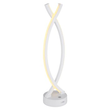 Illuminazione Globo Lighting Hela Lampada da tavolo LED Bianco, 1-Luce