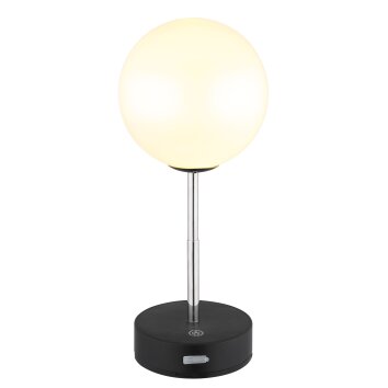 Illuminazione Globo Lighting Grada Lampada da tavolo LED Nero, 1-Luce