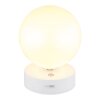 Illuminazione Globo Lighting Grada Lampada da tavolo LED Bianco, 1-Luce