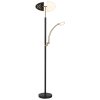 Illuminazione Globo Lighting Tirana Plafoniera LED Bronzo, Nero, 1-Luce