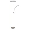 Illuminazione Globo Lighting Tirana Plafoniera LED Cromo, Nichel opaco, 1-Luce