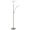 Illuminazione Globo Lighting Tirana Plafoniera LED Cromo, Nichel opaco, 1-Luce