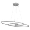 Illuminazione Globo Lighting Spira Lampadario a sospensione LED Cromo, Argento, 1-Luce