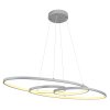 Illuminazione Globo Lighting Spira Lampadario a sospensione LED Cromo, Argento, 1-Luce