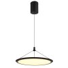 Illuminazione Globo Lighting Suna Lampadario a sospensione LED Nero, 1-Luce