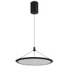 Illuminazione Globo Lighting Suna Lampadario a sospensione LED Nero, 1-Luce