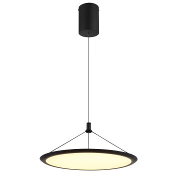 Illuminazione Globo Lighting Suna Lampadario a sospensione LED Nero, 1-Luce