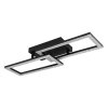 Illuminazione Globo Lighting Sapena Plafoniera LED Nero, 1-Luce