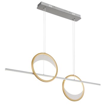 Illuminazione Globo Lighting Umbra Lampadario a sospensione LED Oro, Argento, 1-Luce, Telecomando