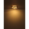 Illuminazione Globo Lighting Pikara Plafoniera LED Aspetto del legno, 1-Luce