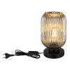 Illuminazione Globo Lighting Normy Lampada da tavolo Nero, 1-Luce