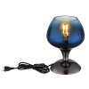 Illuminazione Globo Lighting Maxy Lampada da tavolo Cromo, Nero, 1-Luce