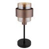 Illuminazione Globo Lighting Milley Lampada da tavolo Nero, 1-Luce