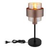 Illuminazione Globo Lighting Milley Lampada da tavolo Nero, 1-Luce