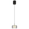 Illuminazione Globo Lighting Fogsy Lampadario a sospensione LED Nero, 1-Luce