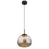 Illuminazione Globo Lighting Firefly Lampadario a sospensione LED Nero, 1-Luce