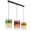 Illuminazione Globo Lighting Gorley Lampadario a sospensione Nero, 3-Luci