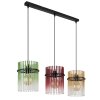 Illuminazione Globo Lighting Gorley Lampadario a sospensione Nero, 3-Luci