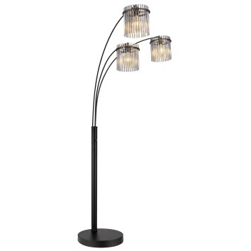 Illuminazione Globo Lighting Gorley Lampada da terra Nero, 3-Luci