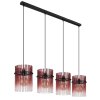 Illuminazione Globo Lighting Gorley Lampadario a sospensione Nero, 4-Luci