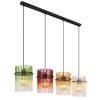 Illuminazione Globo Lighting Gorley Lampadario a sospensione Nero, 4-Luci